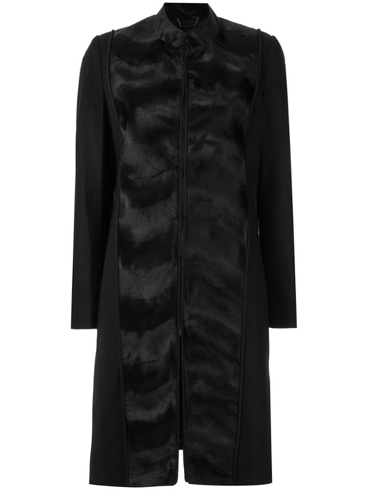 Tufi Duek Panelled Coat - Black