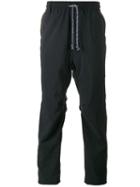 White Mountaineering - Drop Crotch Track Pants - Men - Cotton/polyester - 0, Blue, Cotton/polyester