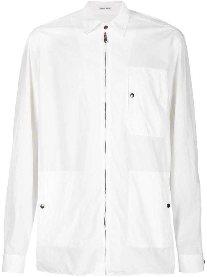 Tomas Maier Zipped Shirt Jacket