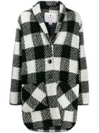 Woolrich Check Pattern Coat - White