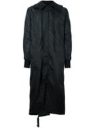 Unravel Zipped Hooded Raincoat