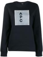 A.p.c. Logo Sweatshirt - Blue