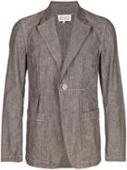 Maison Margiela Tailored Fitted Blazer - Grey