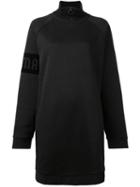 Puma Fenty Puma X Rihanna Oversize Neck Zip Pullover, Women's, Size: Medium, Black, Cotton/polyester