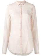 Forte Forte Sheer Shirt, Women's, Size: I, Pink/purple, Cotton/silk