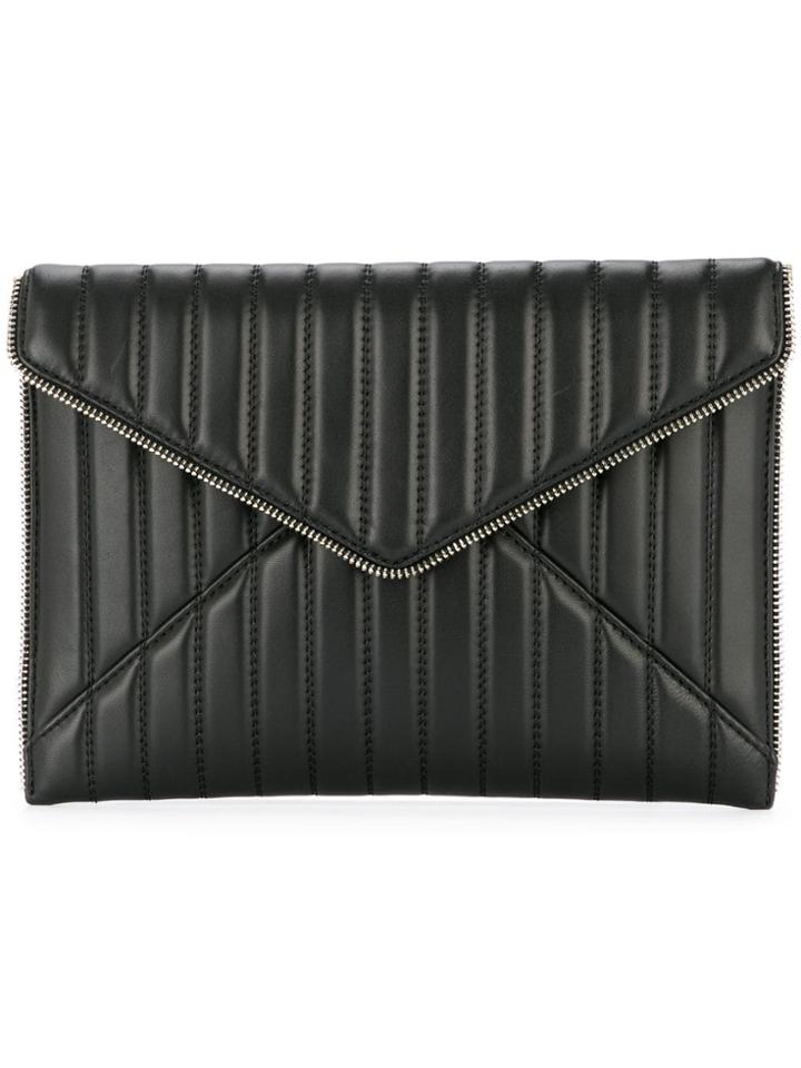 Rebecca Minkoff Leo Clutch Bag - Black