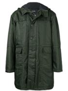 Les Hommes Classic Raincoat - Green