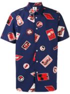 Ps By Paul Smith - Short-sleeve Printed Shirt - Men - Cotton - M, Blue, Cotton
