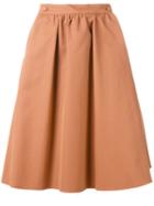 Société Anonyme - High Waist Skirt - Women - Cotton - 44, Women's, Nude/neutrals, Cotton
