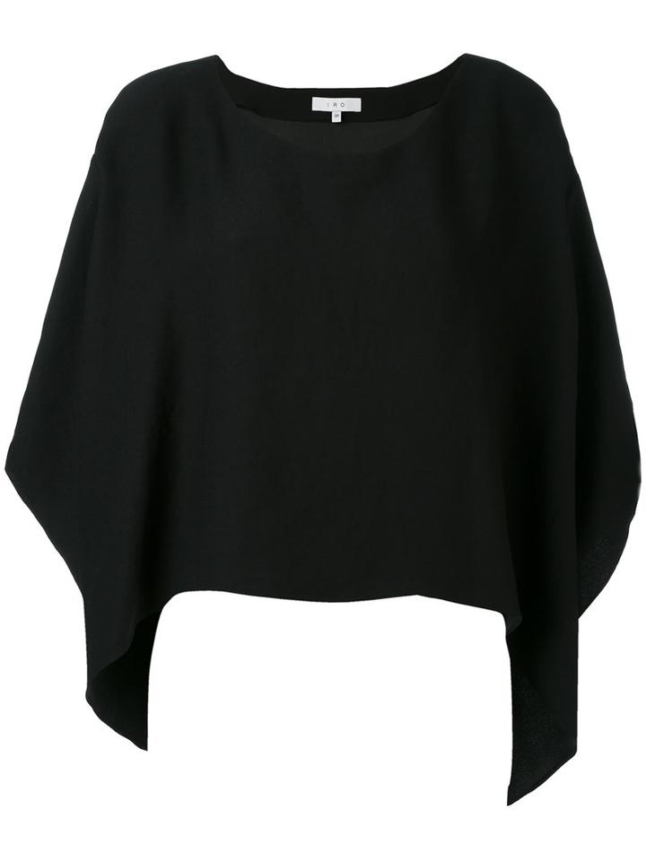 Iro - Lorette Top - Women - Polyester - 38, Black, Polyester