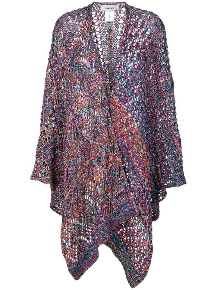 Circus Hotel Open-front Cardigan - Multicolour