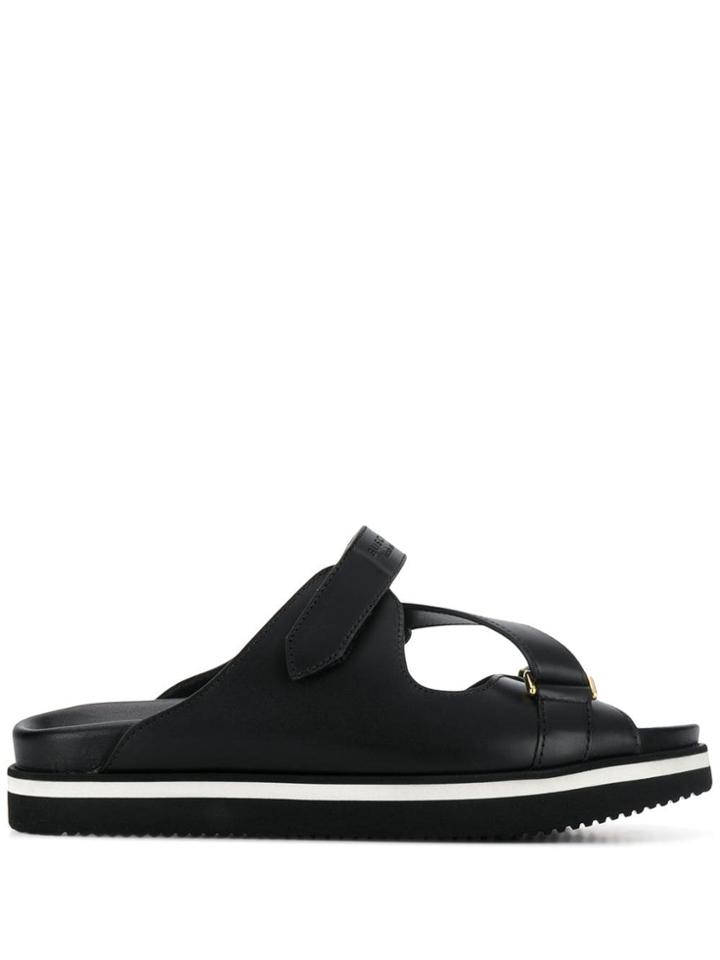 Buscemi Strappy Sandals - Black
