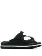 Buscemi Strappy Sandals - Black