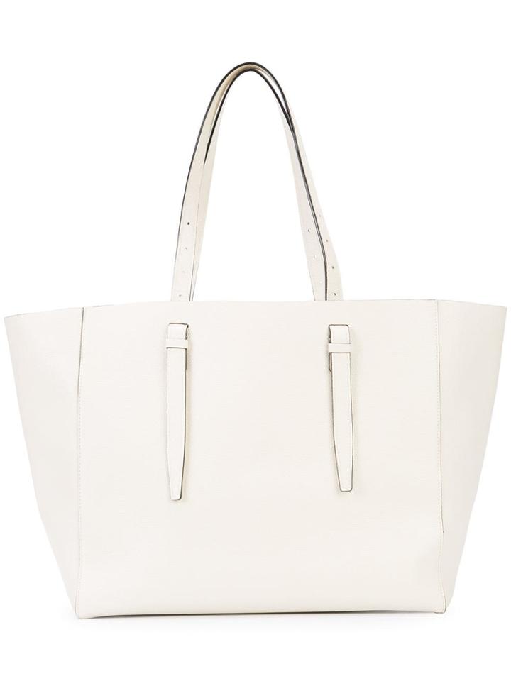 Valextra Soft Shopper Tote - White