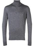 Calvin Klein Slim-fit Rollneck Sweater - Grey