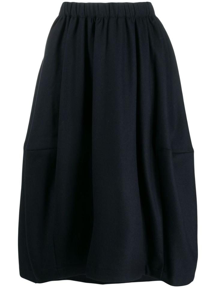 Comme Des Garçons Comme Des Garçons Panelled Midi Skirt - Blue