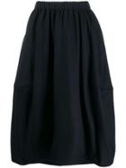 Comme Des Garçons Comme Des Garçons Panelled Midi Skirt - Blue