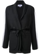 Tatuna Nikolaishvili Frill Detail Blazer, Women's, Size: Small, Black, Cotton