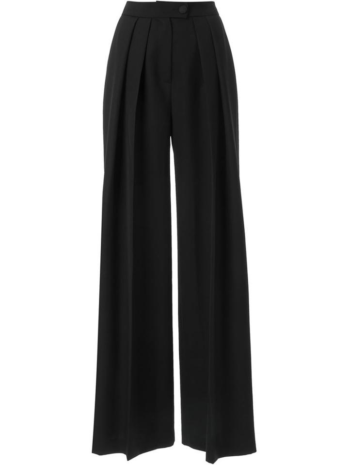 Martin Grant Palazzo Trousers, Women's, Size: 38, Black, Wool