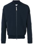 Adidas Originals Pleated Back Bomber Jacket, Men's, Size: Small, Blue, Cotton/polyester/spandex/elastane