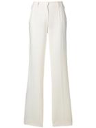 Dolce & Gabbana Stripe Panel Flared Trousers - Nude & Neutrals