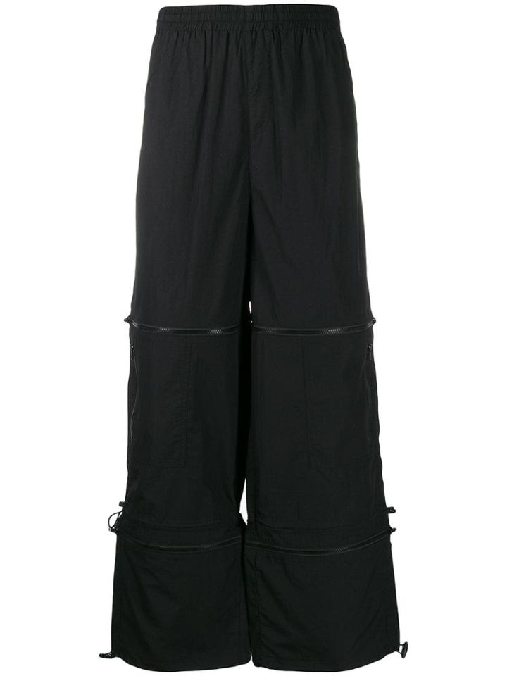Perks And Mini Zipped Panel Trousers - Black