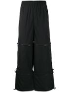 Perks And Mini Zipped Panel Trousers - Black