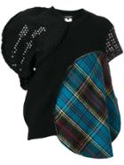 Junya Watanabe Comme Des Garçons Patchwork Knit Top - Black