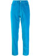 Fiorucci Tara Cropped Trousers - Blue