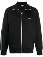 Kenzo Tech Jersey Logo Track Jacket - Black