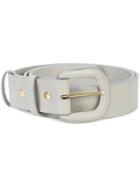 Ryan Roche Classic Buckle Belt - Grey
