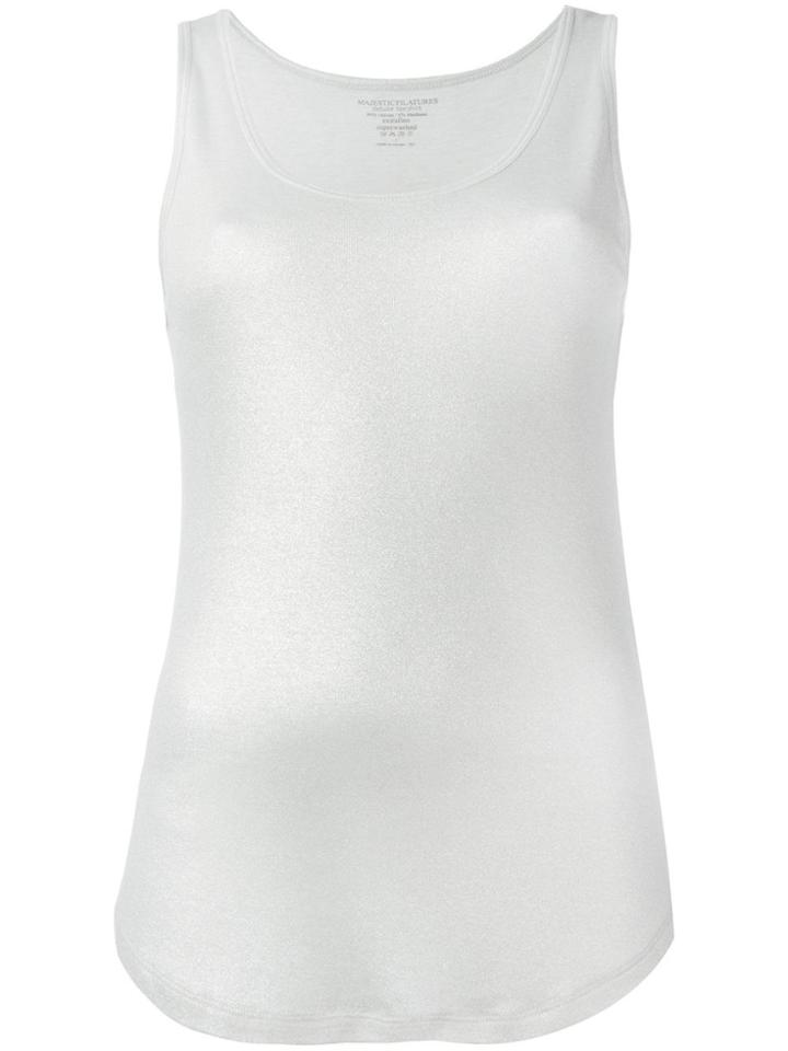 Majestic Filatures Metallic Effect Tank - White