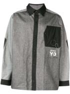 Y-3 Hbone Distressed Shirt - Grey