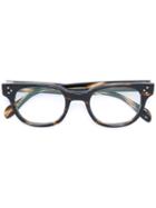 Oliver Peoples - Afton Glasses - Unisex - Acetate - 49, Brown, Acetate