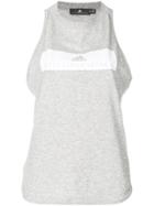 Adidas By Stella Mccartney Essential Logo Tank Top - Grey