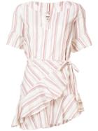 Lemlem Juni Flounce Wrap Dress - White