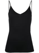 H Beauty & Youth. Spaghetti Straps Blouse, Women's, Black, Cotton/lyocell