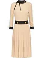 Prada Button Embellished Dress - Neutrals