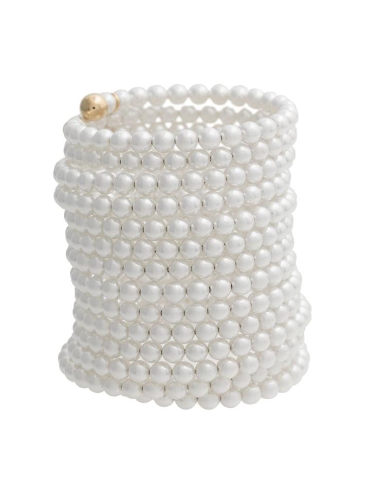Y/project Cleopatra Pearl Bracelet - White