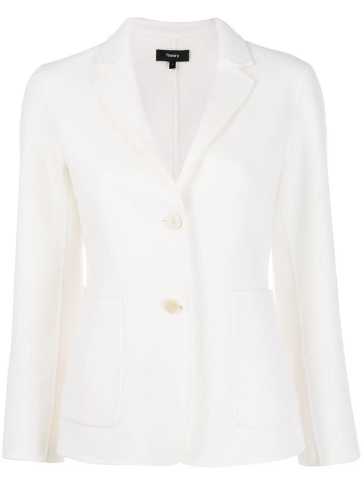 Theory Shrunken Jacket - White