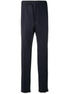 Fendi High Rise Tapered Trousers - Blue