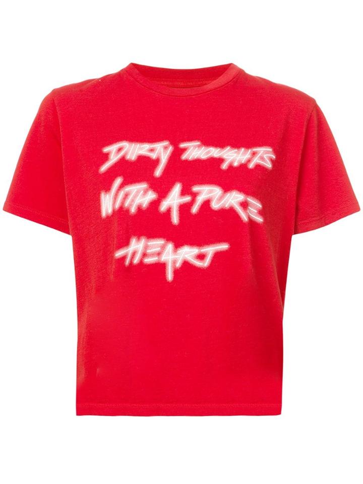 Amiri Dirty Thoughts T-shirt - Red