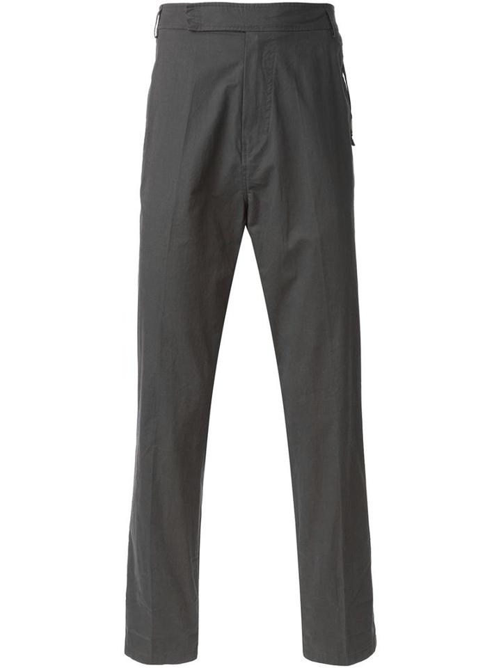 Silent Damir Doma 'procy' Trousers, Men's, Size: Medium, Grey, Cotton