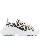 No21 Leopard Print Sneakers - Nude & Neutrals