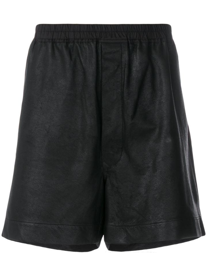 Rick Owens Boxer Track Shorts - Black