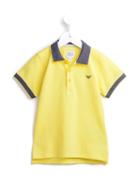 Armani Junior Contrast Collar Polo Shirt