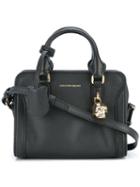 Alexander Mcqueen Padlock Crossbody Bag, Women's, Black, Calf Leather