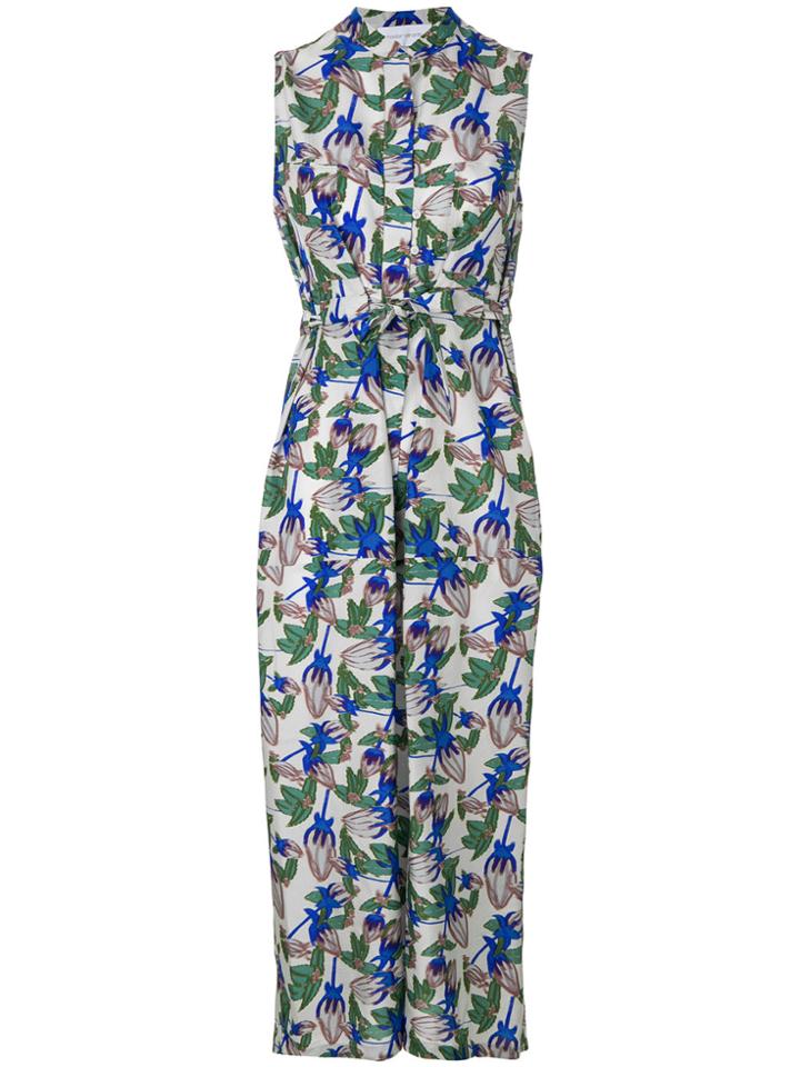 Christian Wijnants Donya Blossom-print Midi Shirt Dress - Multicolour