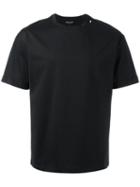 Emporio Armani Plain T-shirt, Men's, Size: Small, Black, Cotton