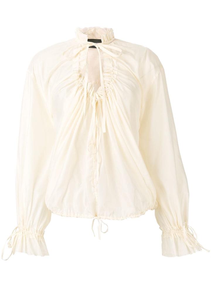 Dsquared2 Ruched Shirt - White